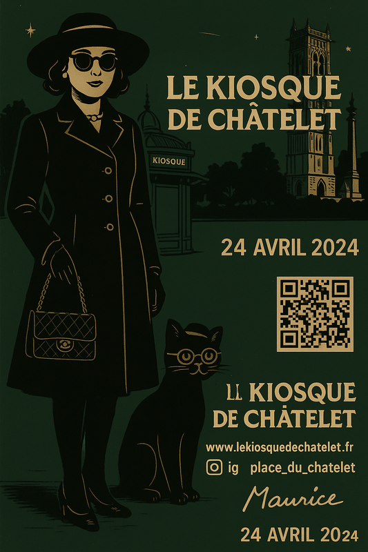 La carte noire du Kiosque de Châtelet