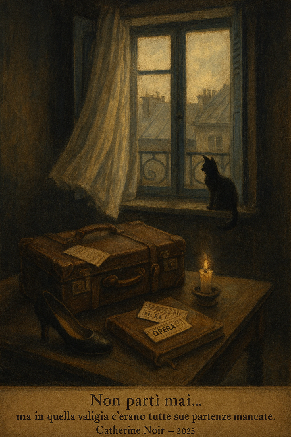 Carte Postale Personnalisée — Édition Chat Noir