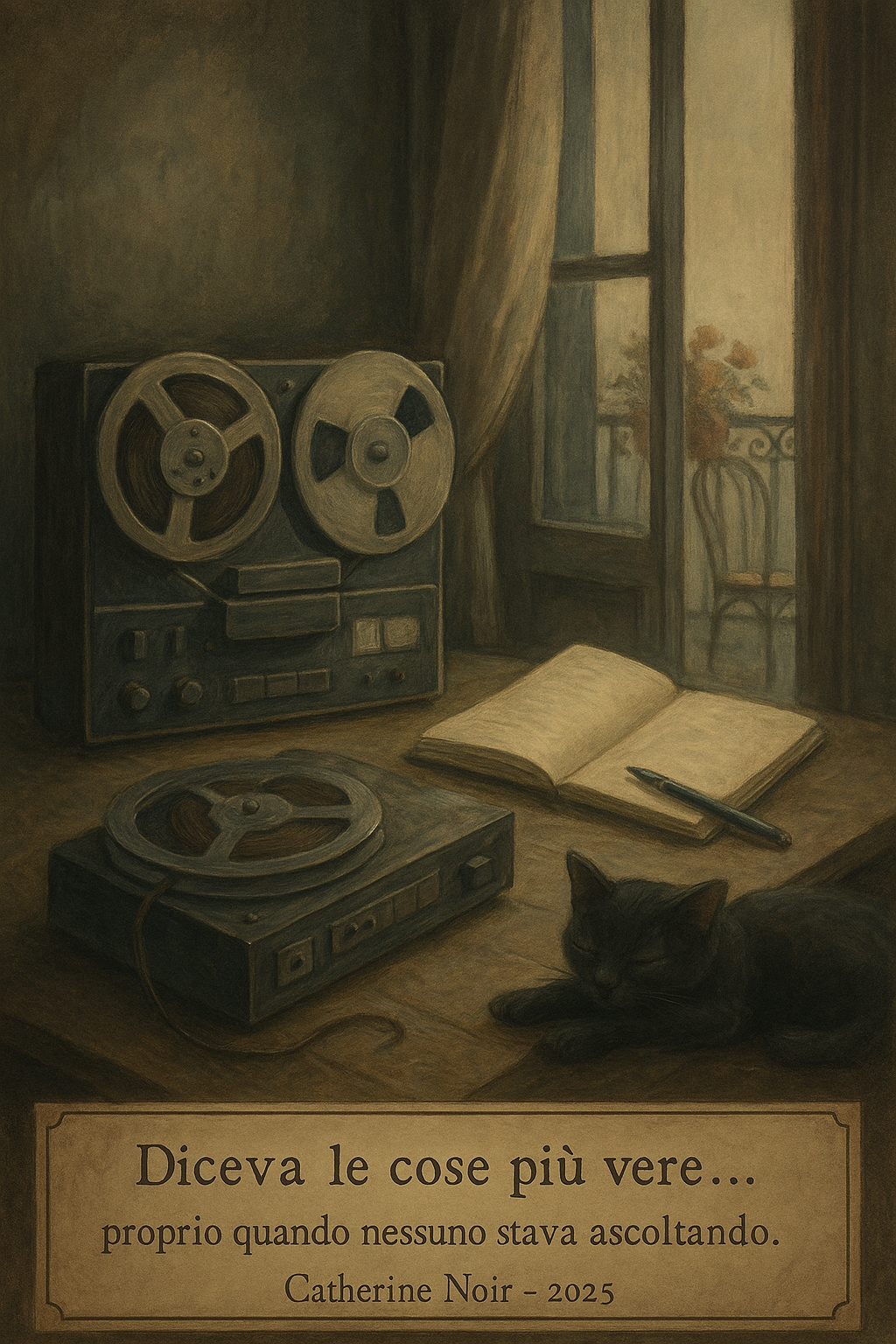 Carte Postale Personnalisée — Édition Chat Noir