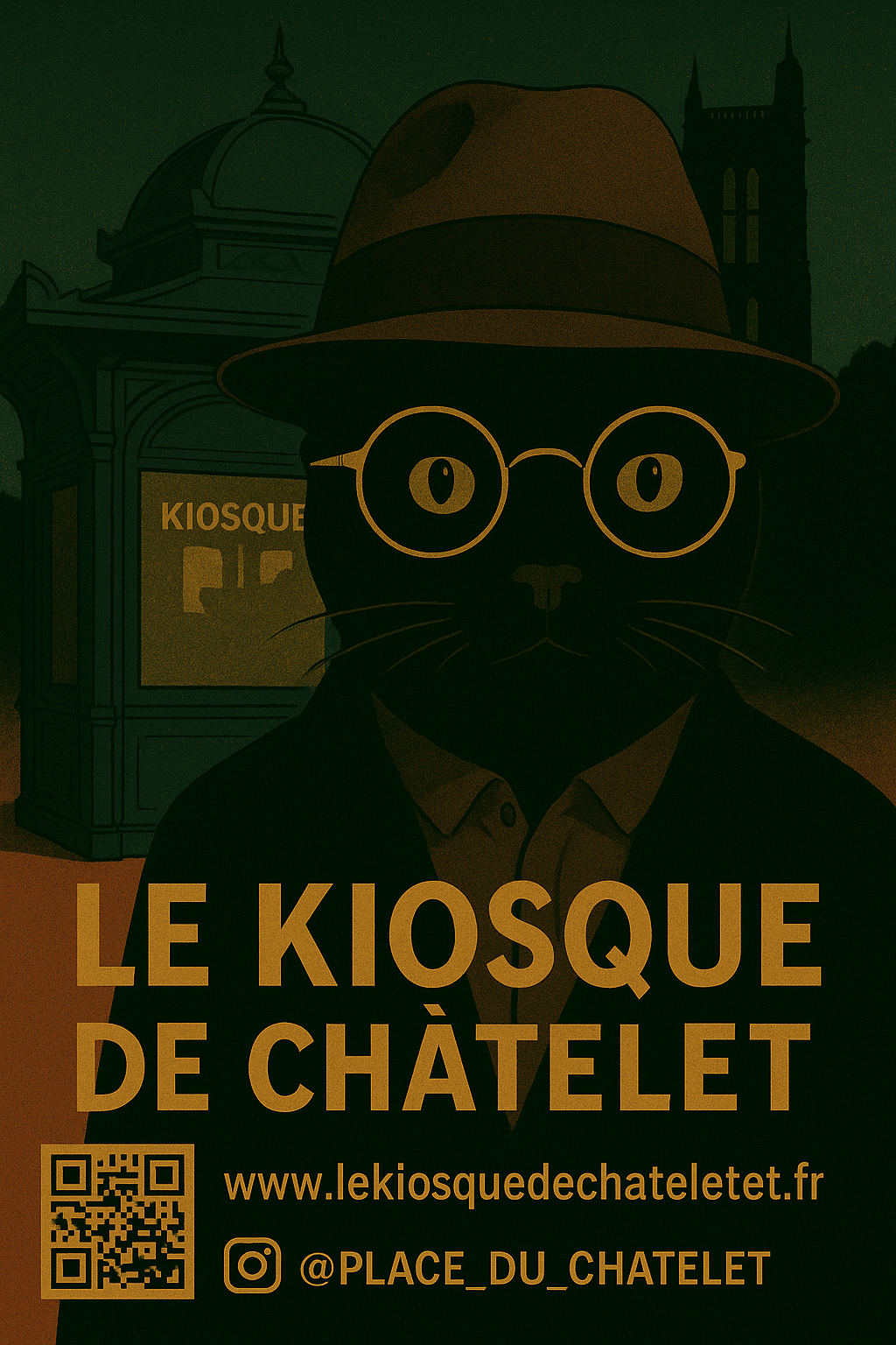 La carte noire du Kiosque de Châtelet