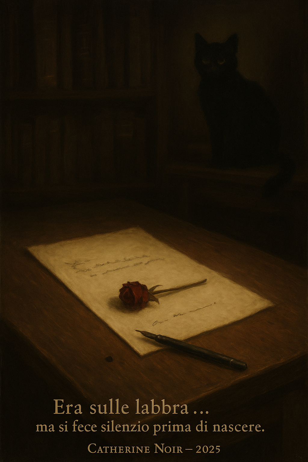 Carte Postale Personnalisée — Édition Chat Noir