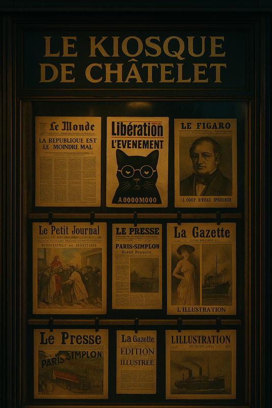 Coffret Cadeau — Le Kiosque de Châtelet, Édition Chat Noir