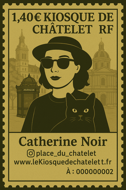 La carte noire du Kiosque de Châtelet